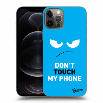 Ovitek za Apple iPhone 12 Pro - Angry Eyes - Blue
