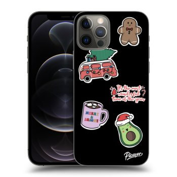 Ovitek za Apple iPhone 12 Pro - Christmas Stickers