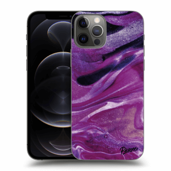 Ovitek za Apple iPhone 12 Pro - Purple glitter