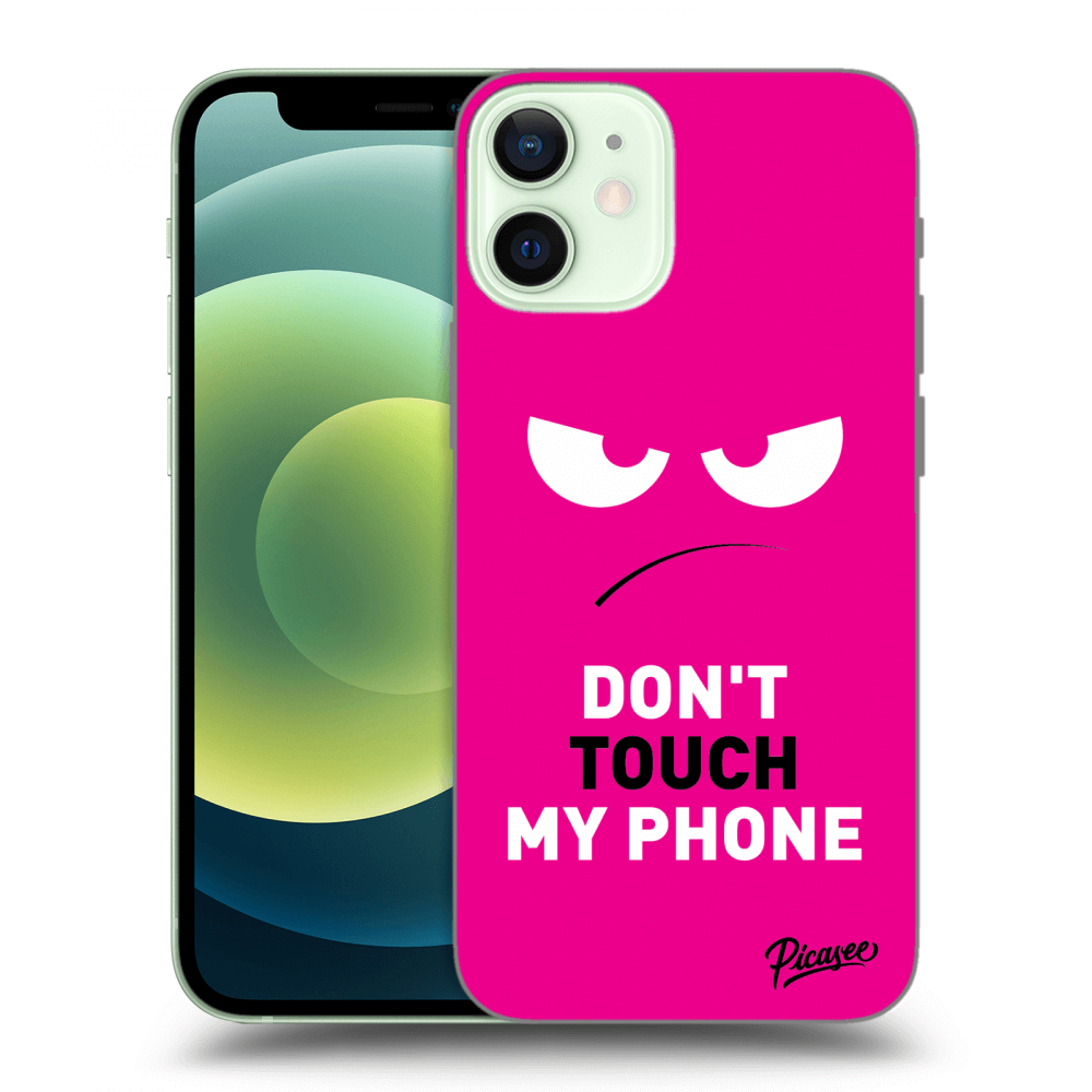 Picasee ULTIMATE CASE za Apple iPhone 12 mini - Angry Eyes - Pink