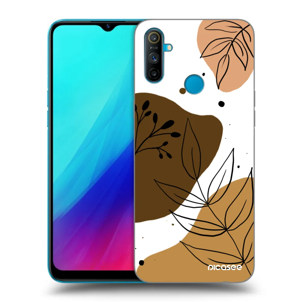 Picasee silikonski črni ovitek za Realme C3 - Boho style