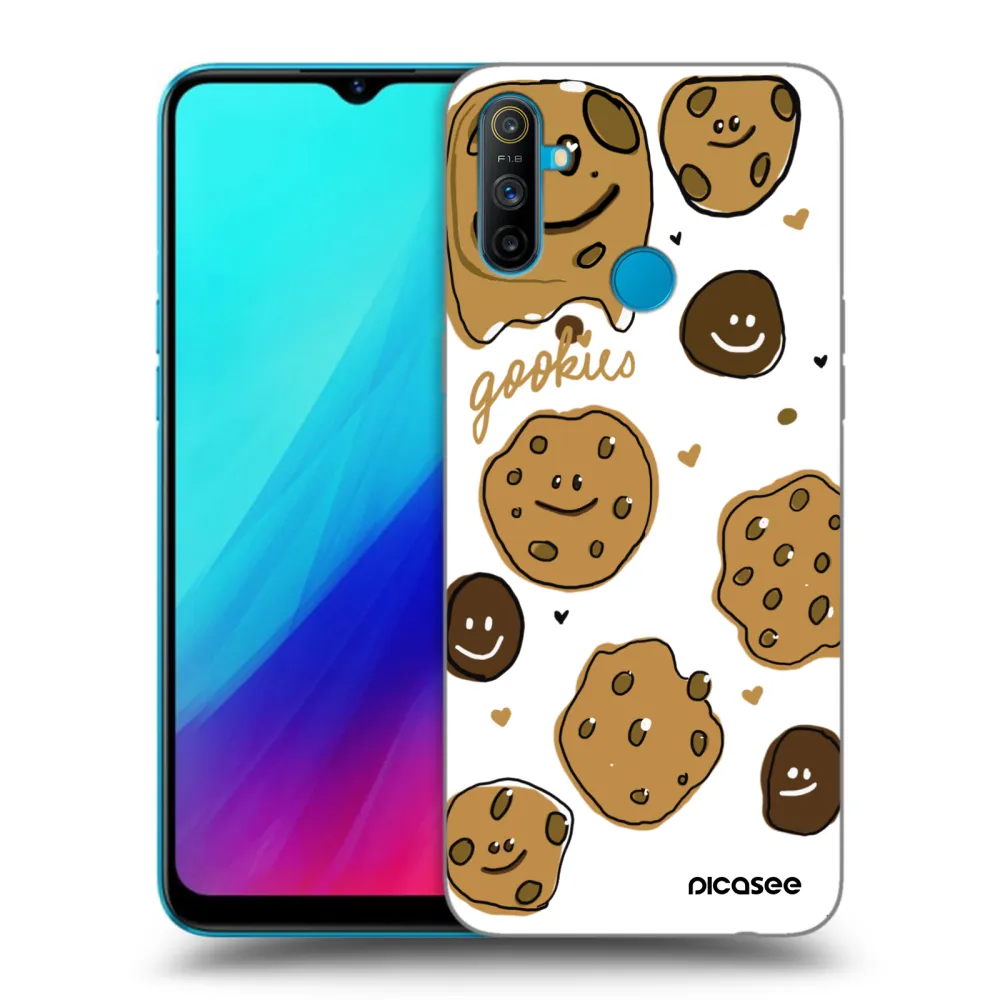 Picasee silikonski črni ovitek za Realme C3 - Gookies