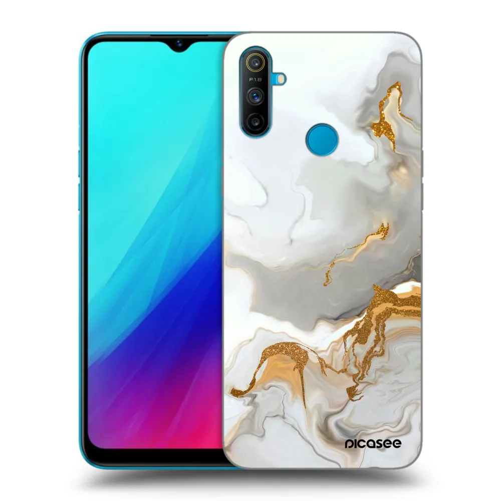 Picasee silikonski črni ovitek za Realme C3 - Her