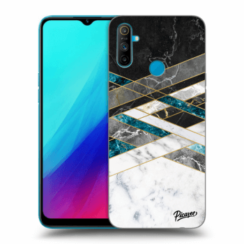 Ovitek za Realme C3 - Black & White geometry