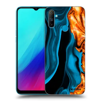 Ovitek za Realme C3 - Gold blue