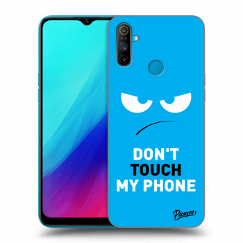 Ovitek za Realme C3 - Angry Eyes - Blue