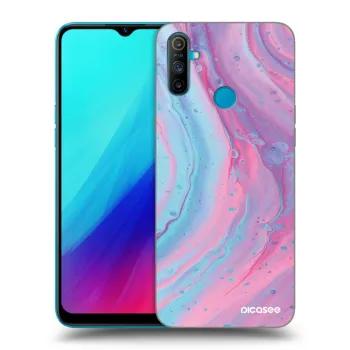 Ovitek za Realme C3 - Pink liquid