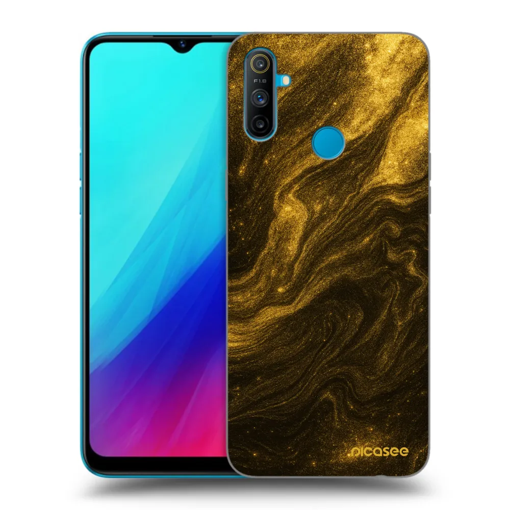 Picasee silikonski črni ovitek za Realme C3 - Black