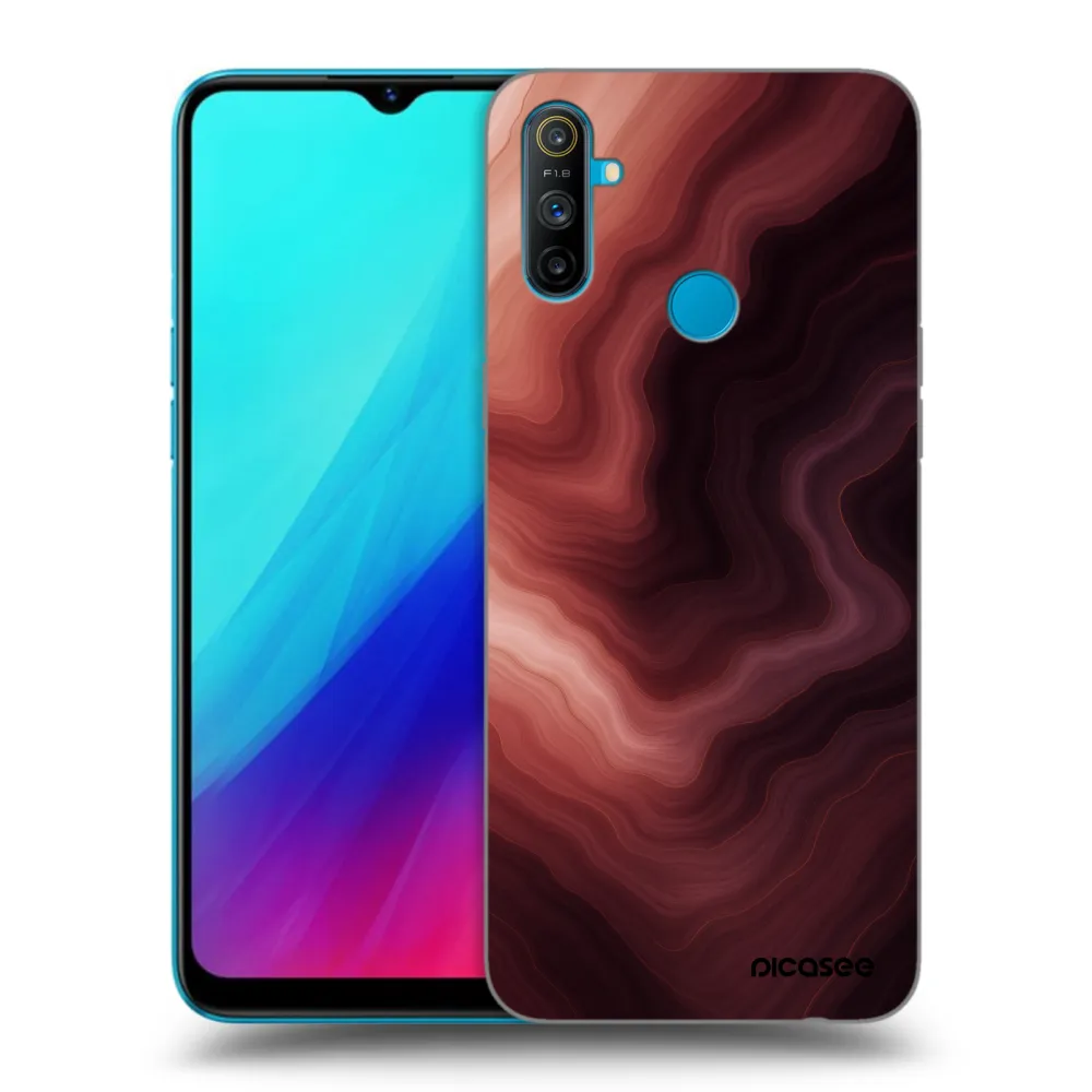 Picasee silikonski črni ovitek za Realme C3 - Rouge