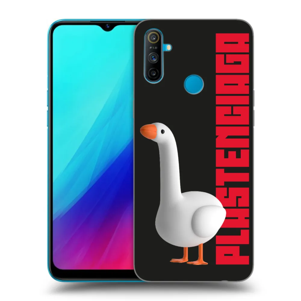 Picasee silikonski črni ovitek za Realme C3 - Kiky Ricky
