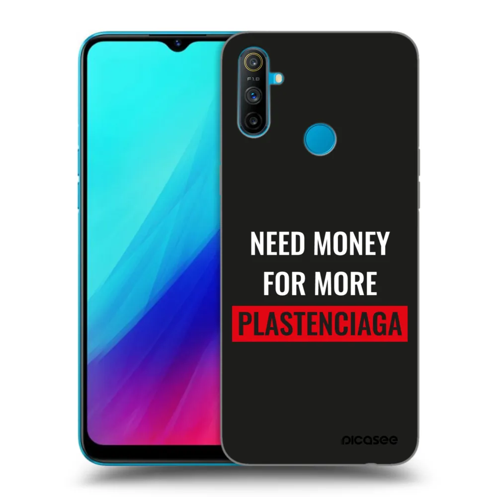 Picasee silikonski črni ovitek za Realme C3 - More PLASTENCIAGA