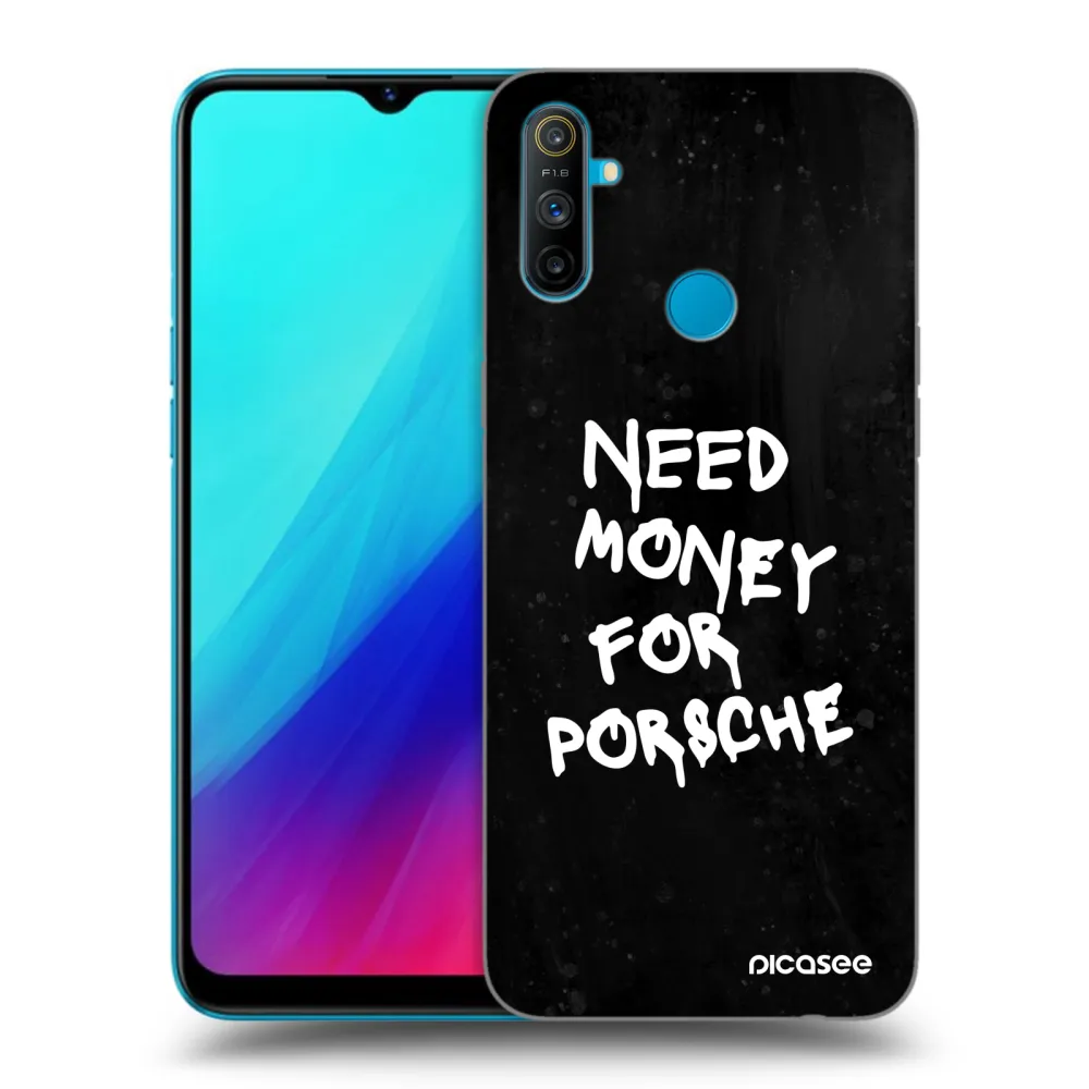 Picasee silikonski črni ovitek za Realme C3 - Black Dollar