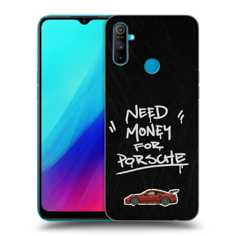 Picasee silikonski črni ovitek za Realme C3 - Dark Racer