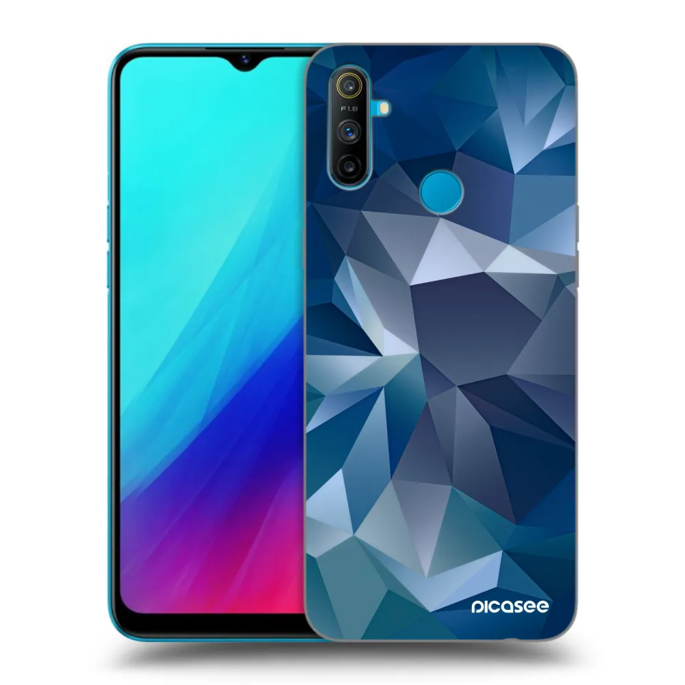 Picasee silikonski črni ovitek za Realme C3 - Wallpaper