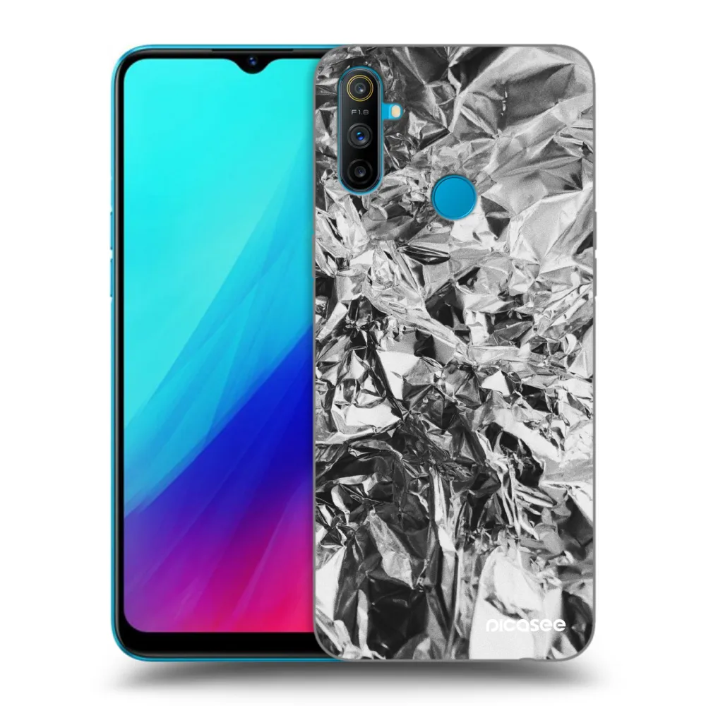 Picasee silikonski črni ovitek za Realme C3 - Chrome