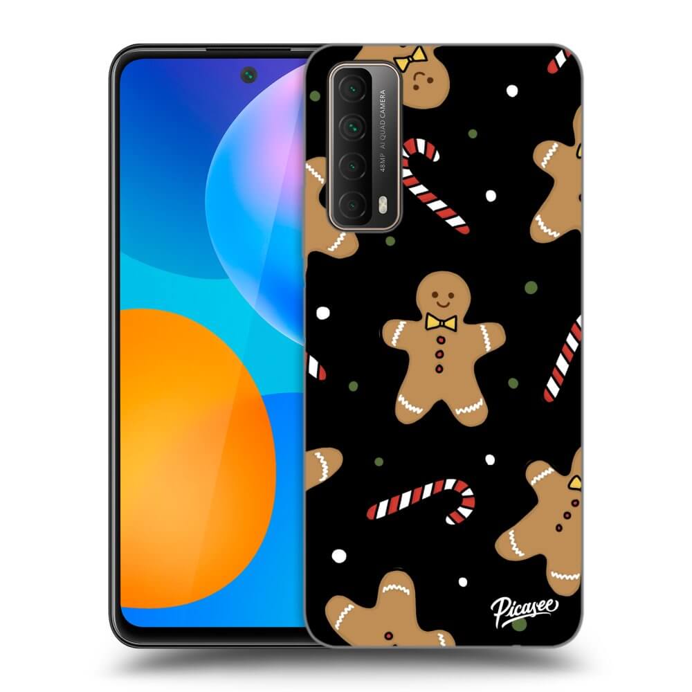 Picasee silikonski črni ovitek za Huawei P Smart 2021 - Gingerbread
