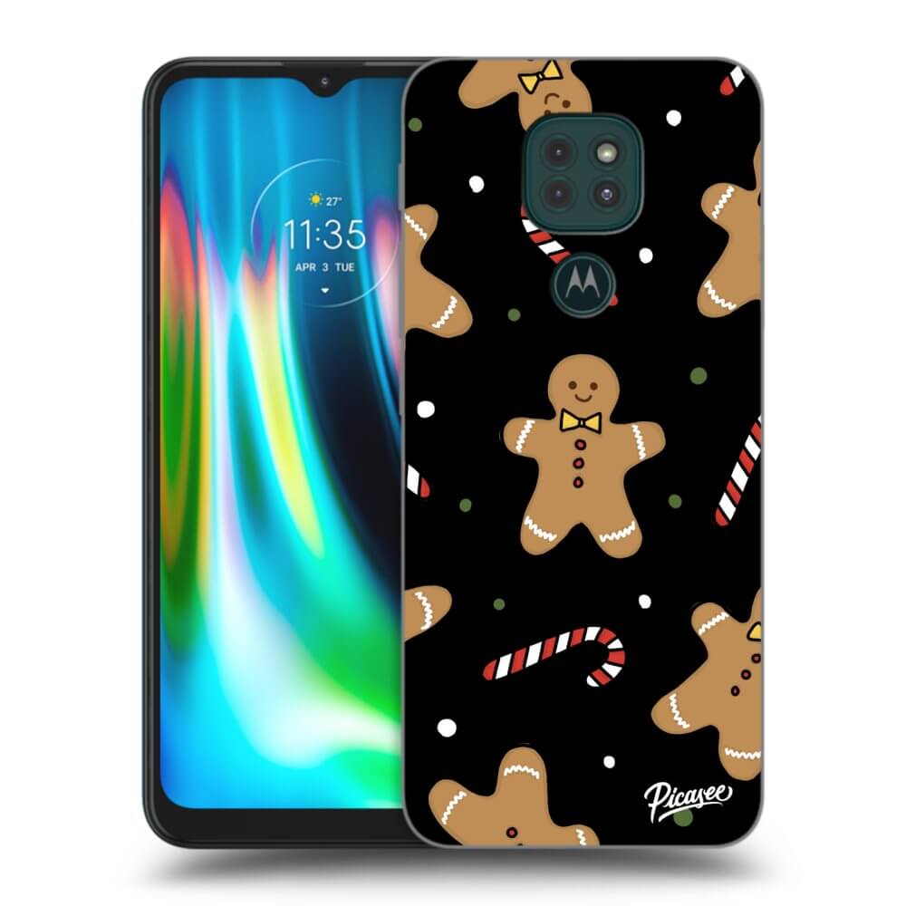 Picasee silikonski črni ovitek za Motorola Moto G9 Play - Gingerbread
