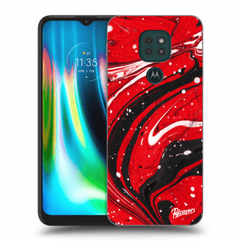 Ovitek za Motorola Moto G9 Play - Red black