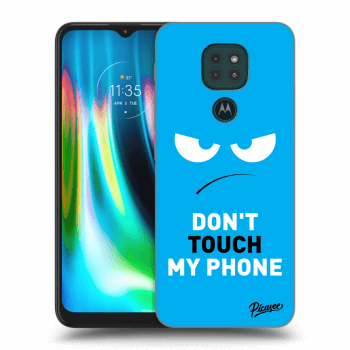 Ovitek za Motorola Moto G9 Play - Angry Eyes - Blue