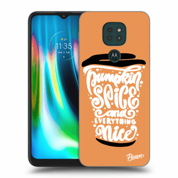 Ovitek za Motorola Moto G9 Play - Pumpkin coffee