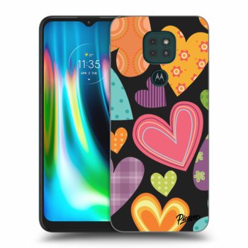 Ovitek za Motorola Moto G9 Play - Colored heart