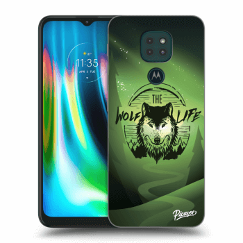 Ovitek za Motorola Moto G9 Play - Wolf life