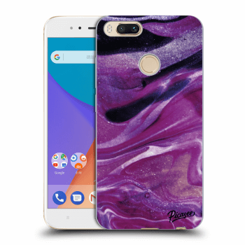 Ovitek za Xiaomi Mi A1 Global - Purple glitter