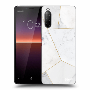 Ovitek za Sony Xperia 10 II - White tile