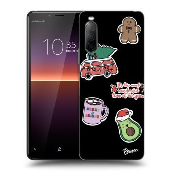 Ovitek za Sony Xperia 10 II - Christmas Stickers