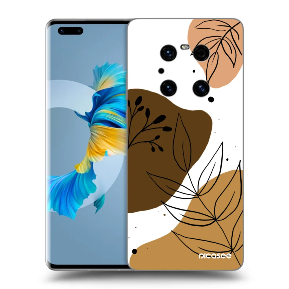 Picasee silikonski črni ovitek za Huawei Mate 40 Pro - Boho style