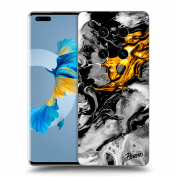 Ovitek za Huawei Mate 40 Pro - Black Gold 2