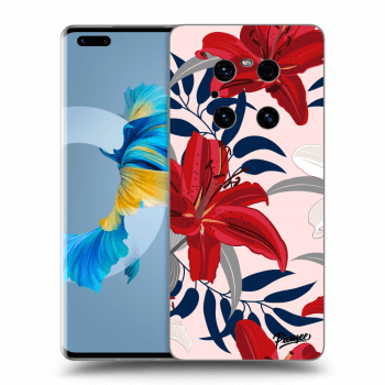 Ovitek za Huawei Mate 40 Pro - Red Lily