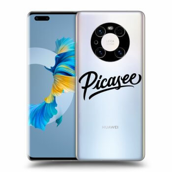 Picasee silikonski prozorni ovitek za Huawei Mate 40 Pro - Picasee - old logo - black