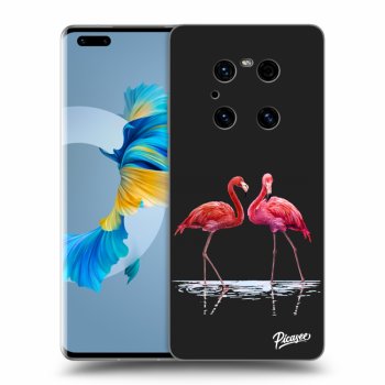 Ovitek za Huawei Mate 40 Pro - Flamingos couple