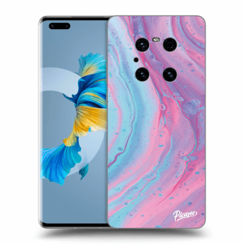 Ovitek za Huawei Mate 40 Pro - Pink liquid