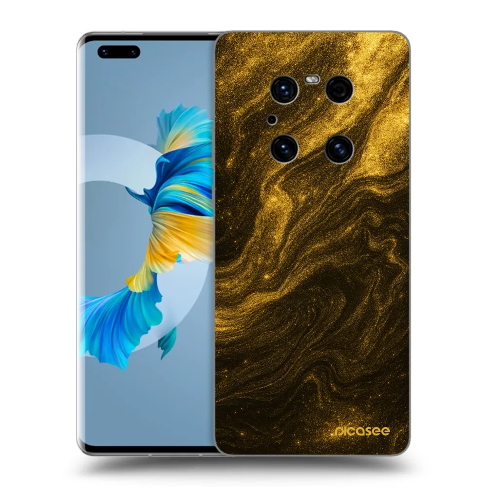 Picasee silikonski črni ovitek za Huawei Mate 40 Pro - Black