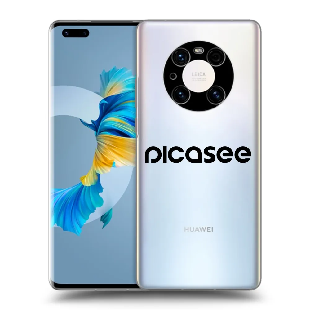 Picasee silikonski prozorni ovitek za Huawei Mate 40 Pro - Picasee - new logo - black