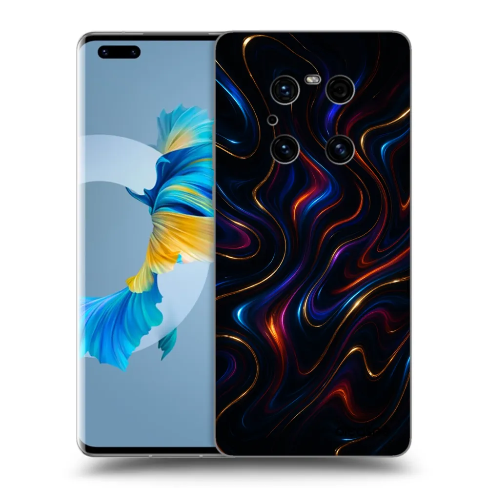Picasee silikonski črni ovitek za Huawei Mate 40 Pro - Noir