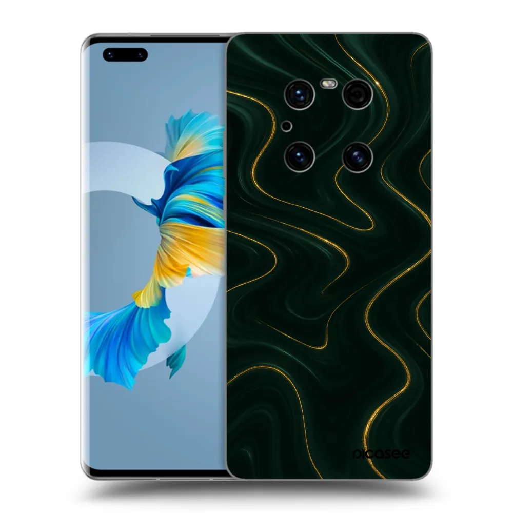 Picasee silikonski črni ovitek za Huawei Mate 40 Pro - Vawes