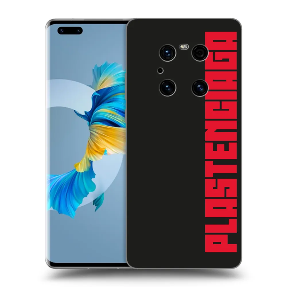Picasee silikonski črni ovitek za Huawei Mate 40 Pro - Plastenciaga