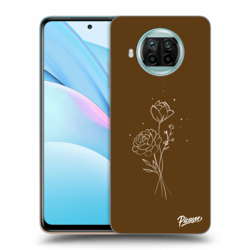 Ovitek za Xiaomi Mi 10T Lite - Brown flowers