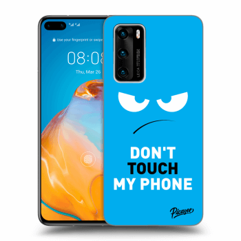 Ovitek za Huawei P40 - Angry Eyes - Blue