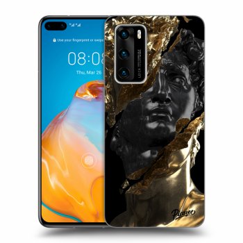 Ovitek za Huawei P40 - Gold - Black