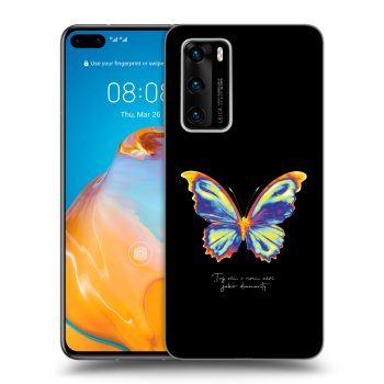 Ovitek za Huawei P40 - Diamanty Black