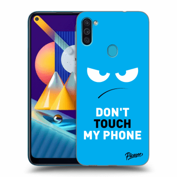 Ovitek za Samsung Galaxy M11 - Angry Eyes - Blue