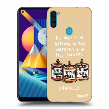 Ovitek za Samsung Galaxy M11 - Candles