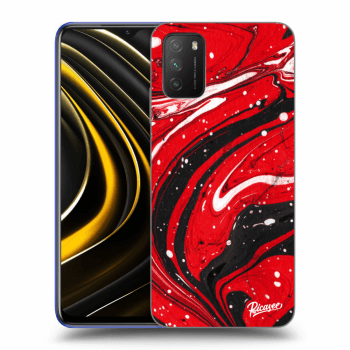 Ovitek za Xiaomi Poco M3 - Red black