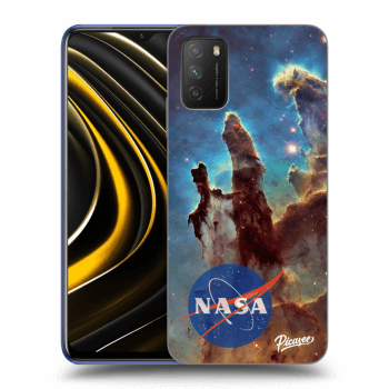 Picasee silikonski črni ovitek za Xiaomi Poco M3 - Eagle Nebula