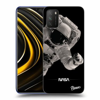 Picasee silikonski črni ovitek za Xiaomi Poco M3 - Astronaut Big