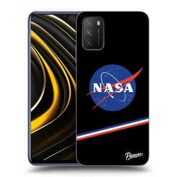 Picasee silikonski črni ovitek za Xiaomi Poco M3 - NASA Original